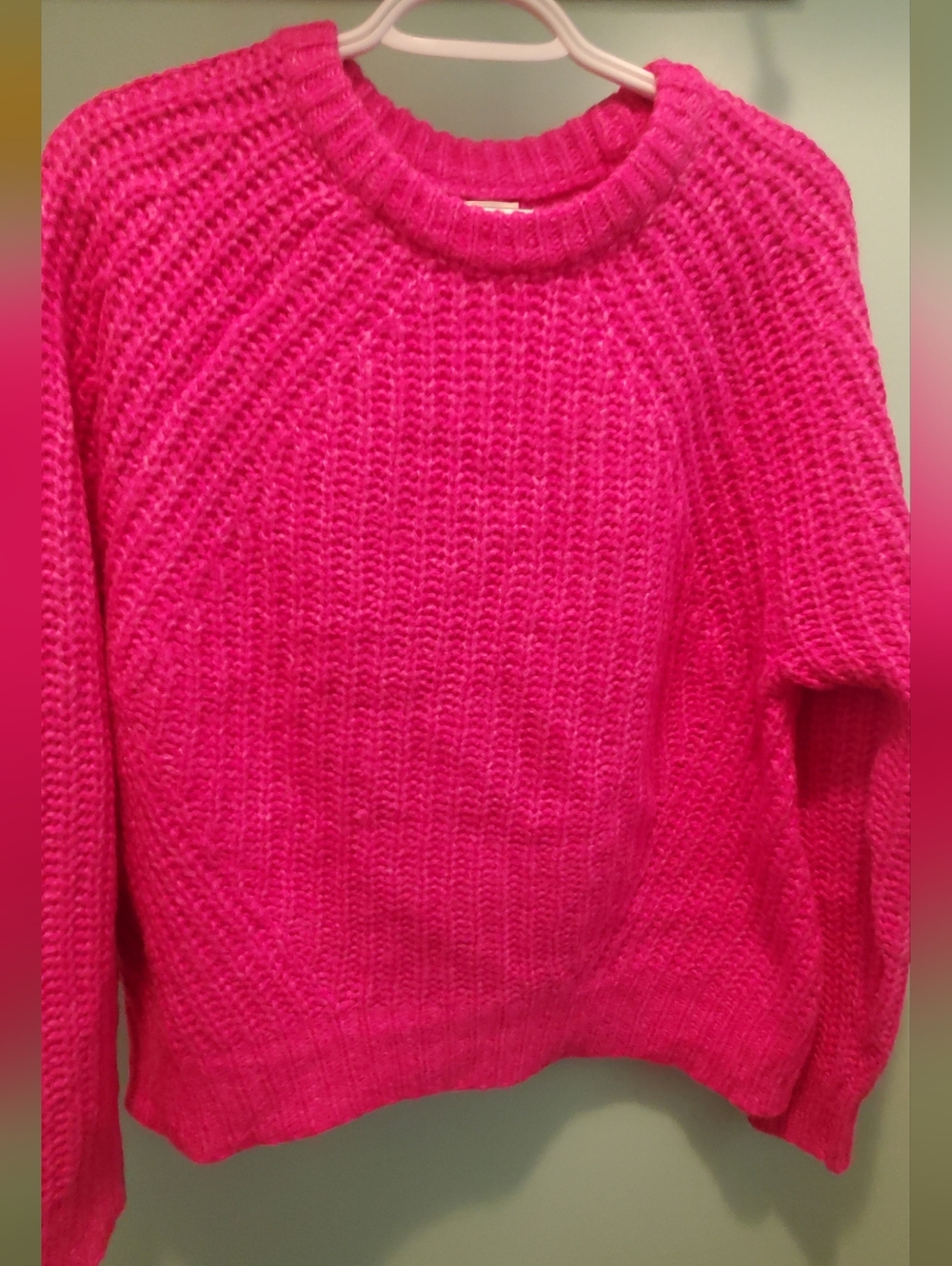 A NEW DAY Neon Pink Sweater